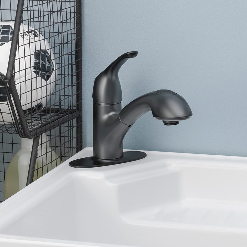 Homewerks Single Handle Pull Out Laundry Faucet 1 or 3