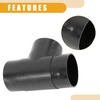 Partuto 1 Pc 60mm Universal Car 3 Way Air Ducting