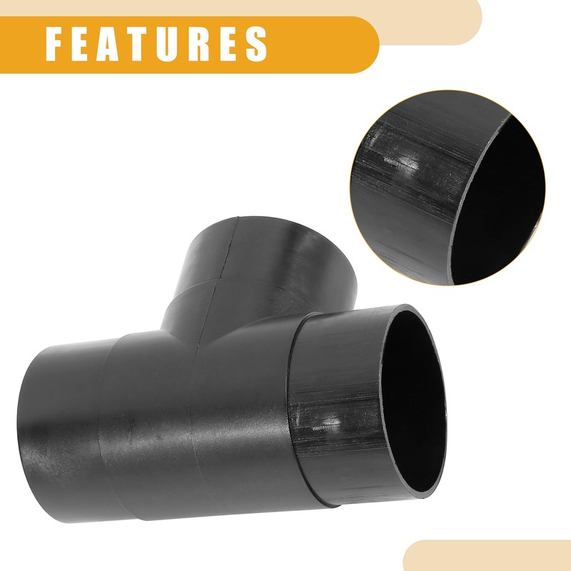 Partuto 1 Pc 60mm Universal Car 3 Way Air Ducting