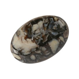 Ieron Achat-Sorgenstein, Reiki-Heilkristalle, polierter Handflächen-Edelstein, Daumen-Taschenstein für Massage, Stressabbau, Meditation, Ausgleich (4 x 6 cm)