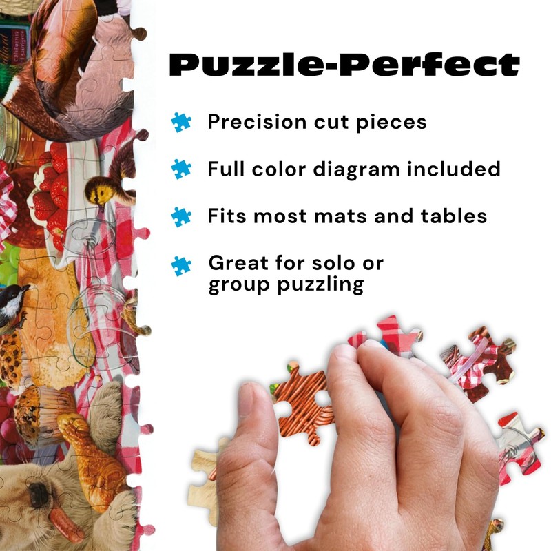 Buffalo Games - Picnic Raiders - 300 Piece Puzzle for