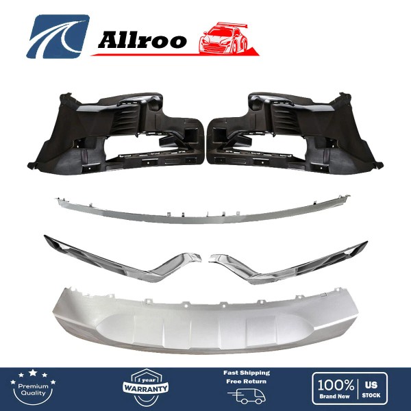 munirater 3Pcs Molding Trim+Brackets+