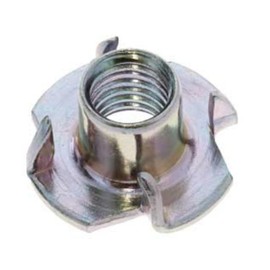 Ad Pack [Made in Japan] T-Nut with Claws Iron/Trivalent Chromate M10 [Pack of 10]
