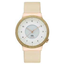 Volkswagen 11G050801 Watch Solar ID Design Logo Watch Wooden Case Beige