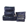 Go2buy 6pcs Travel Luggage Organizer Set Backpack Storage Pouches Suitcase