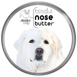 The Blissful Dog Great Pyrenees Unscented Nose Butter - Dog Nose Butter, 8 Ounce