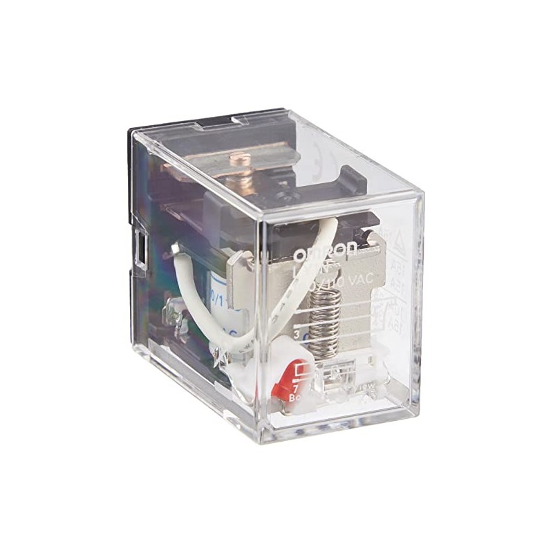 オムロン(OMRON) バイパワーリレー 動作表示灯内蔵形 シングル プラグイン端子 DC24V 15A(抵抗負荷) AC110V 15A(抵抗負荷) 出力1c(15A24V)