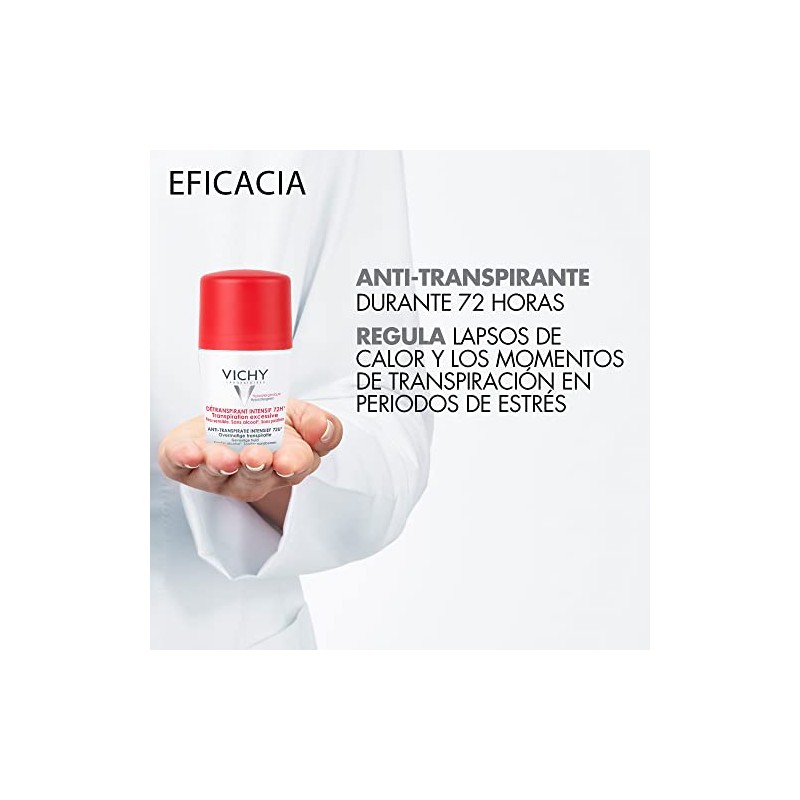 Vichy Deo Stress Resist Desodorante Anti Transpirante Sudoración Excesiva Roll