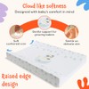 Anti-Roll Wedge Baby Changing Mat - Extra Thick & Durable,
