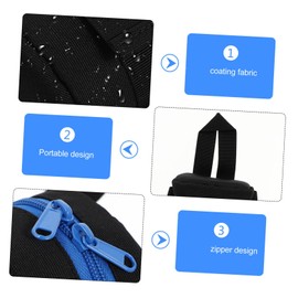 Mipcase 1Pc Shockproof Camera Lens Pouch Thickened Storage Bag for DSLR Lens Water Resistant Case with Smooth Zipper for Accessories and Travel