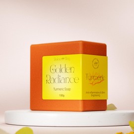 RelaxZing Handcrafted Natural Soaps, Moisturizing and Nourishing Body Soap, Cleanses and Exfoliates, Restores Natural Glow, Golden Radiance Turmeric