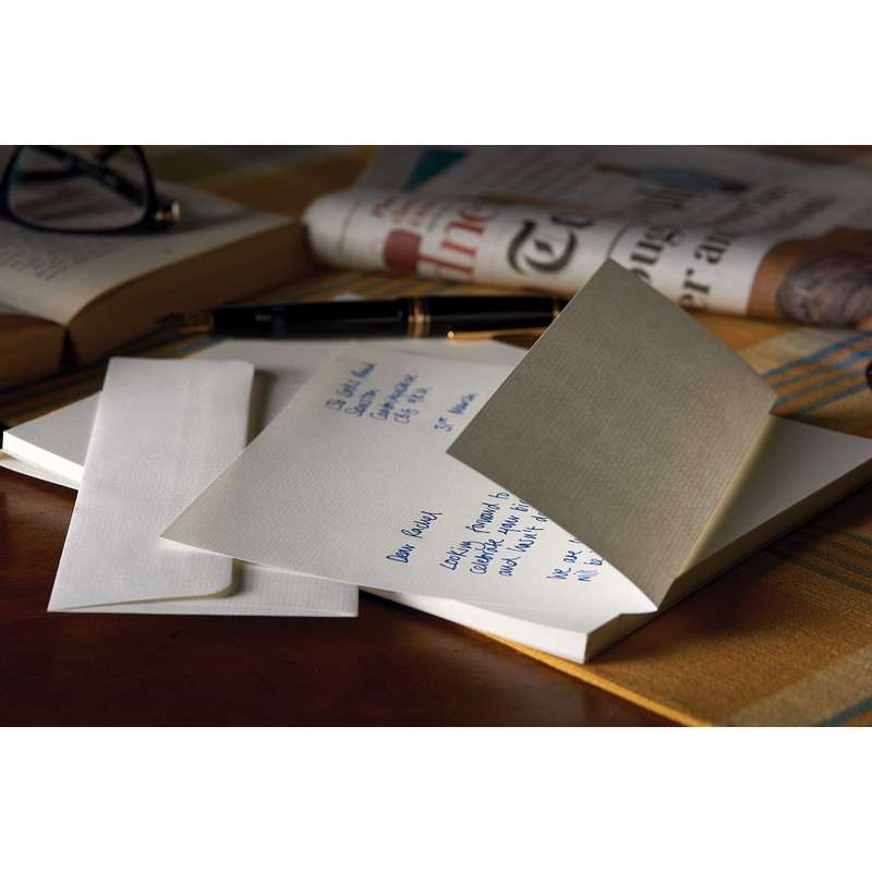 Three Candlesticks Luxury Writing Paper, 1 Pad, 50 Sheets, A5