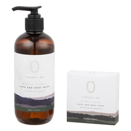 COKON LAB Hand & Body Wash, 9.5 fl oz (280 ml), Face & Body Soap, 2.3 oz (65 g), Set of Blam