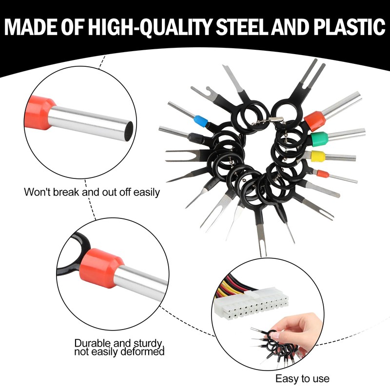 MplehDa Pin Tool Car Set, 26 Pieces Car Release Tool,