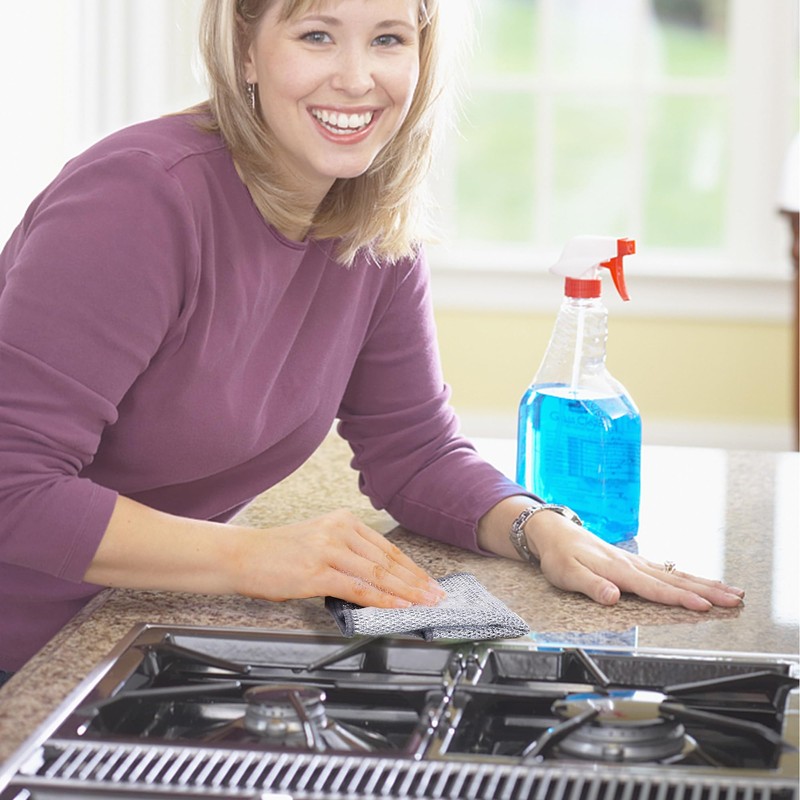 Nanaborn Wire Dishwashing Rags for Wet 12pcs Multipurpose Non-Scratch Kitchen