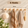No-Drill Wall Coat Rack for Clothes & Bags – Carbon