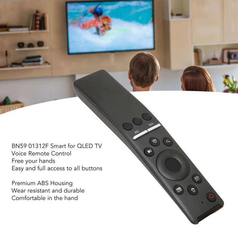 Voice TV Remote Control Replacement for Q60R SERIES QA55Q60RAW QA65Q60RAW