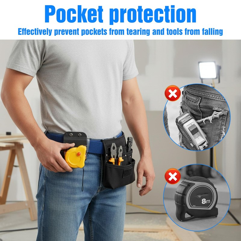 Tape Measure Holder for Belt Tool Belt Clip Holder Drill