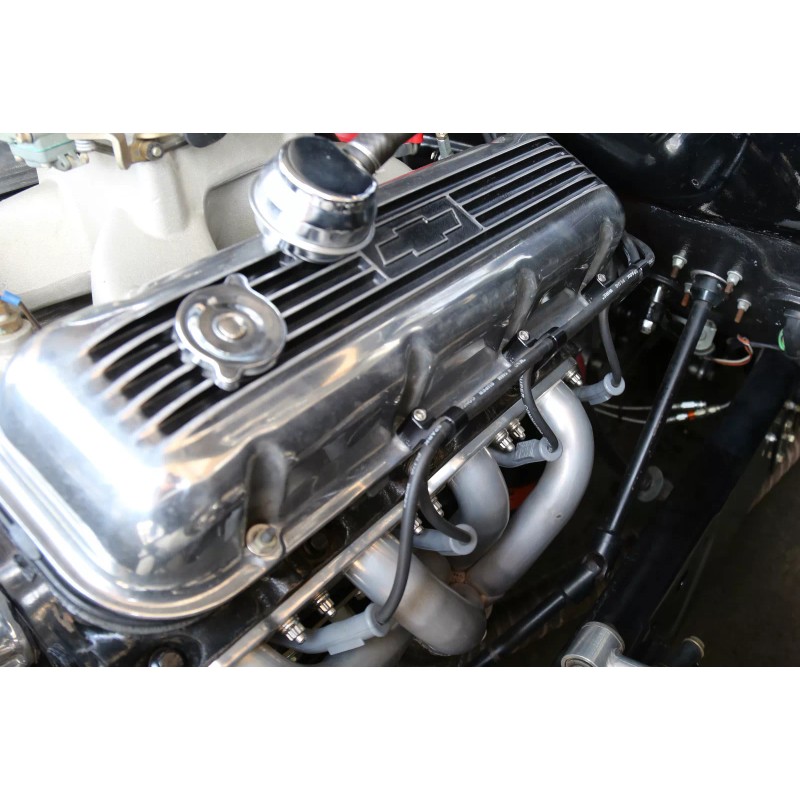 8pc. Billet Ignition Wire Loom Set Black. Best looking/ function