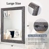 AAZZKANG Wall Mirror with Rectangle Wood Frame Large 26"x18" Rustic