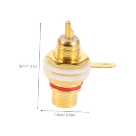 SHINEOFI 20PCS Audio Socket Connector Female Binding Terminal for Speaker Wire Connection Compatible with Amplifiers Tvs and Home Theater Systems Durable Material for Reliable Performance