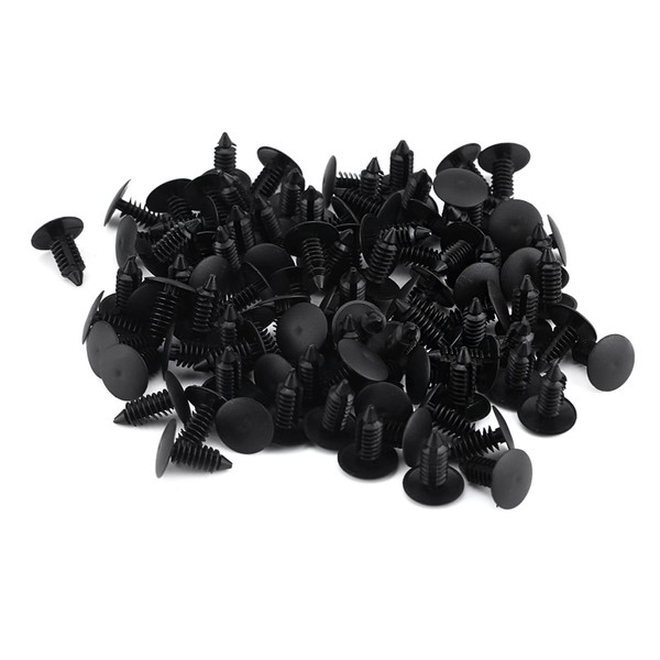 Majatou 100 Pcs Car Door Trim Bumper Rivets Clip Screw