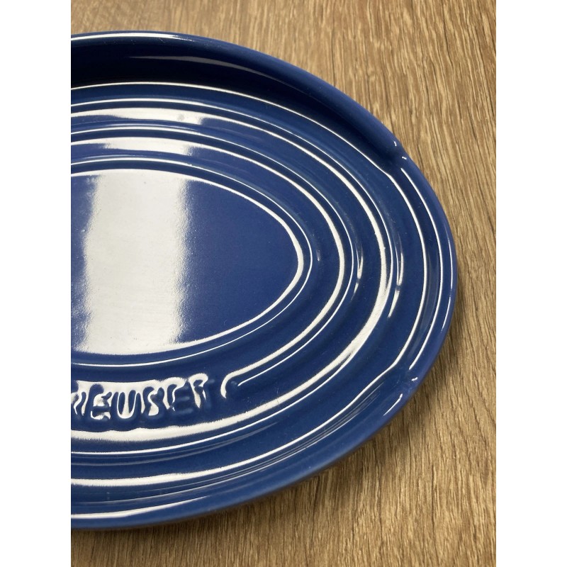 Le Creuset "Cobalt" 6.5" Oval Spoon Rest LE CREUSET Blue