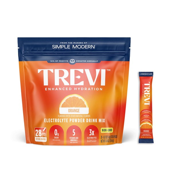 TREVI™ Sugar Free Electrolytes - Drink Mix Hydration Powder Packets