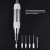 ASNOMY 2.35mm Ceramic Nail Drill Bits Set, Pro Coarse Medium