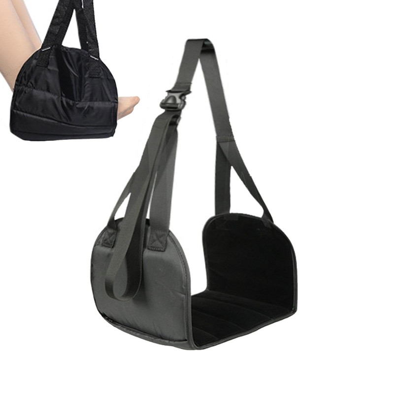 Plane Foot Hammock | Adjustable Portable Airplane Footrest - Travel