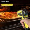 Infrared Thermometer Gun, TEMIRUP Digital Laser Temperature Gun with Adjustable