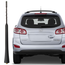 RooFox 9 Inch Antenna for Hyundai Santa Fe (2006-2013), Black, Antenna Replacement