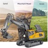 Ezweiji Remote Controlled Excavator, 11 Channel Remote Controlled Excavator Construction