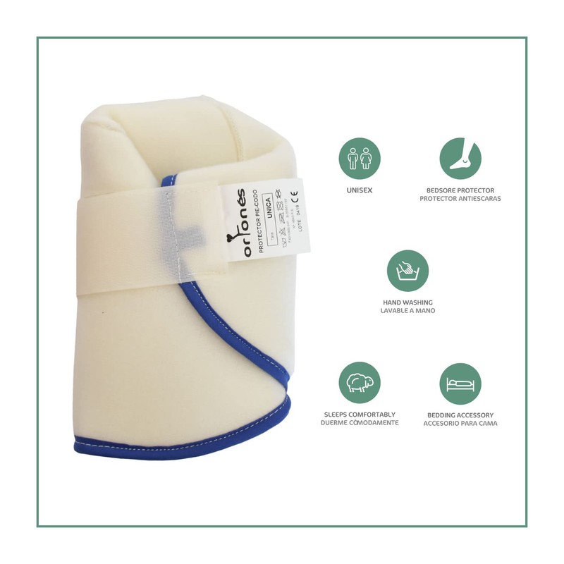 ORTONES | Fersenpolster, Fersenschoner Universal 1 Paar Anti-dekubitus | Fuß-