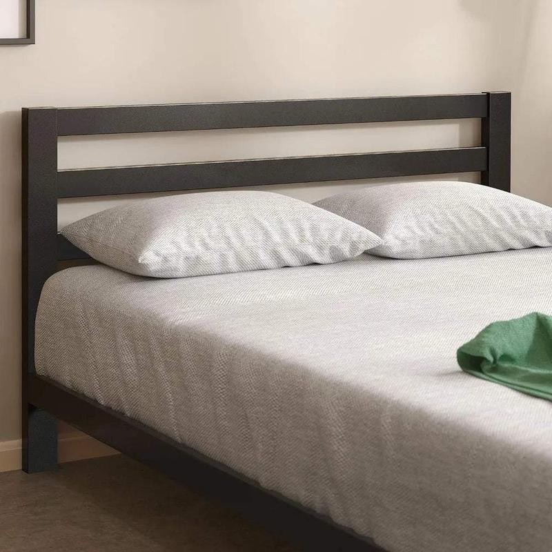 Simple Modern Bedframe: Ol' Reliable - Size: Black Full, Ships