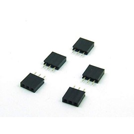 POPESQ® #A188 Female Header 2.54 mm 3-Pin Straight Pack of 5