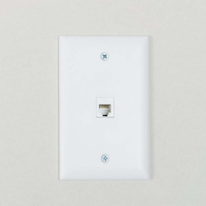 Legrand - OnQ Telephone Keystone Jack RJ25, 6P6C Insert, QuickConnect