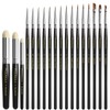 Kolinsky Sable Miniature Paint Brushes, Fuumuui 5pcs Professional Detail Fine