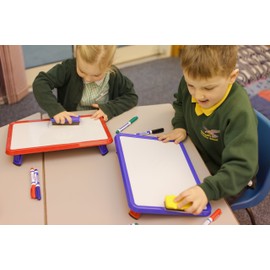 Pack of 3 Magnetic Whiteboard Rubbers/Eraser/Duster/Rubber- Removes Dry Wipe Pen from White Board and Chalk from Blackboard Chalkboard, for Kids/Children