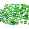 Allstarco 1000 x 7mm Green Peridot AB Flat Back Acrylic