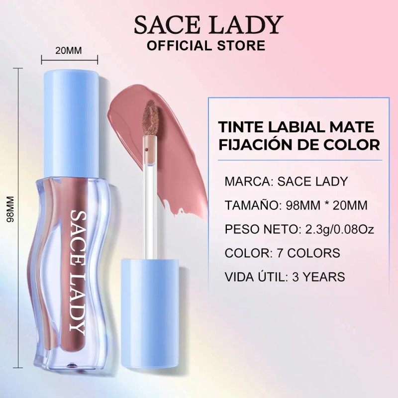 Sacelady Labiales Larga Duracion Labio Mate Fijación 24h