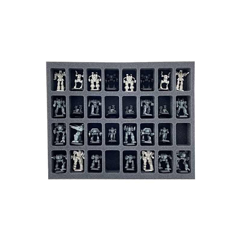 Feldherr FS040A028 Foam Insert Compatible with Battletech - 32 Mechs