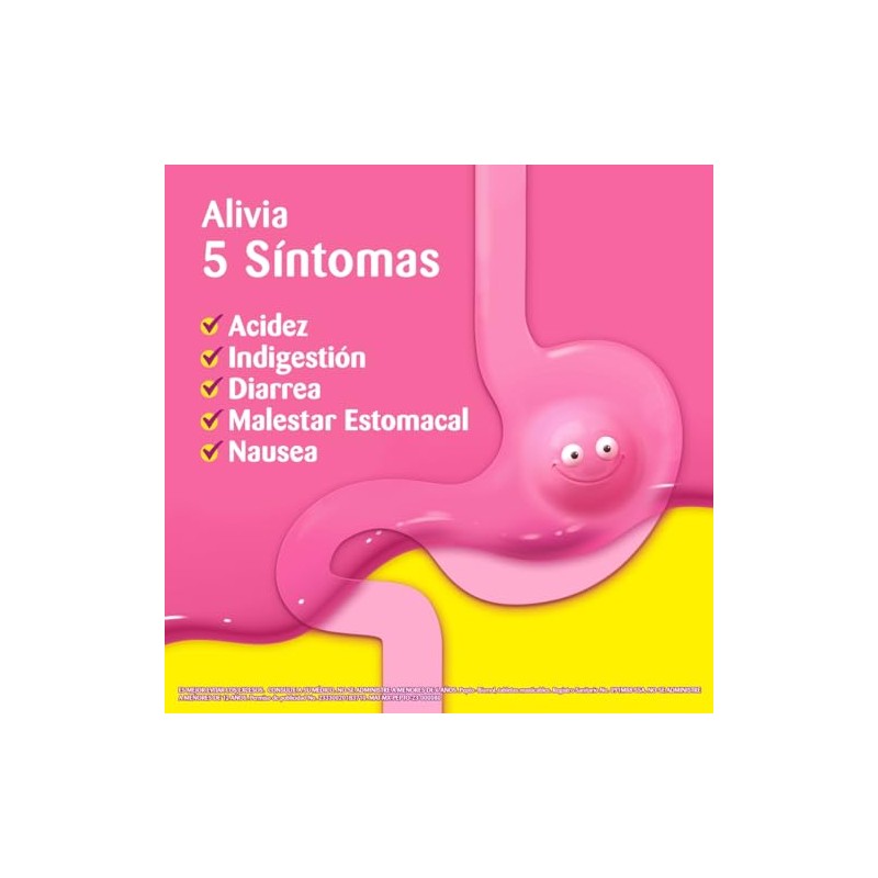 Pepto Bismol Malestar Estomacal Tabletas Masticables
