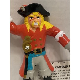 Justoys 5” Captain Roger Maelstrom Pirates Of The 7 Seas Rubber Bendy Figure