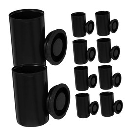 Operitacx 24pcs Film Canisters with Lids Portable Plastic Storage Containers for Camera Film Buttons and Accessories Compact Organizer for Easy Travel and Photography