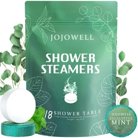 JoJowell Shower Steamers Aromatherapy - 18 Pack Eucalyptus Shower Steamers & Mint Shower Bombs, Self Care Christmas Gifts for Women with Essential Oils, Stocking Stuffers for Adults, Gifts for Men