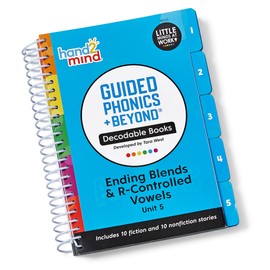 hand2mind Guided Phonics + Beyond Decodable Books Unit 5, Books for Beginning Readers, Science of Reading Classroom Materials, Learn to Read Leveled Readers, Preschool Curriculum for Teachers