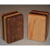Wisconsinmade Walnut Steak Knife Block with Six Slots, Cherry and