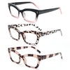 KoKoBin 3 Pack Retro Square Oprah Style Reading Glasses for