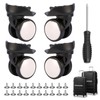 4Pack Wheels Replacement Kit Compatible With Samsonite Freeform Hardside Carry-On
